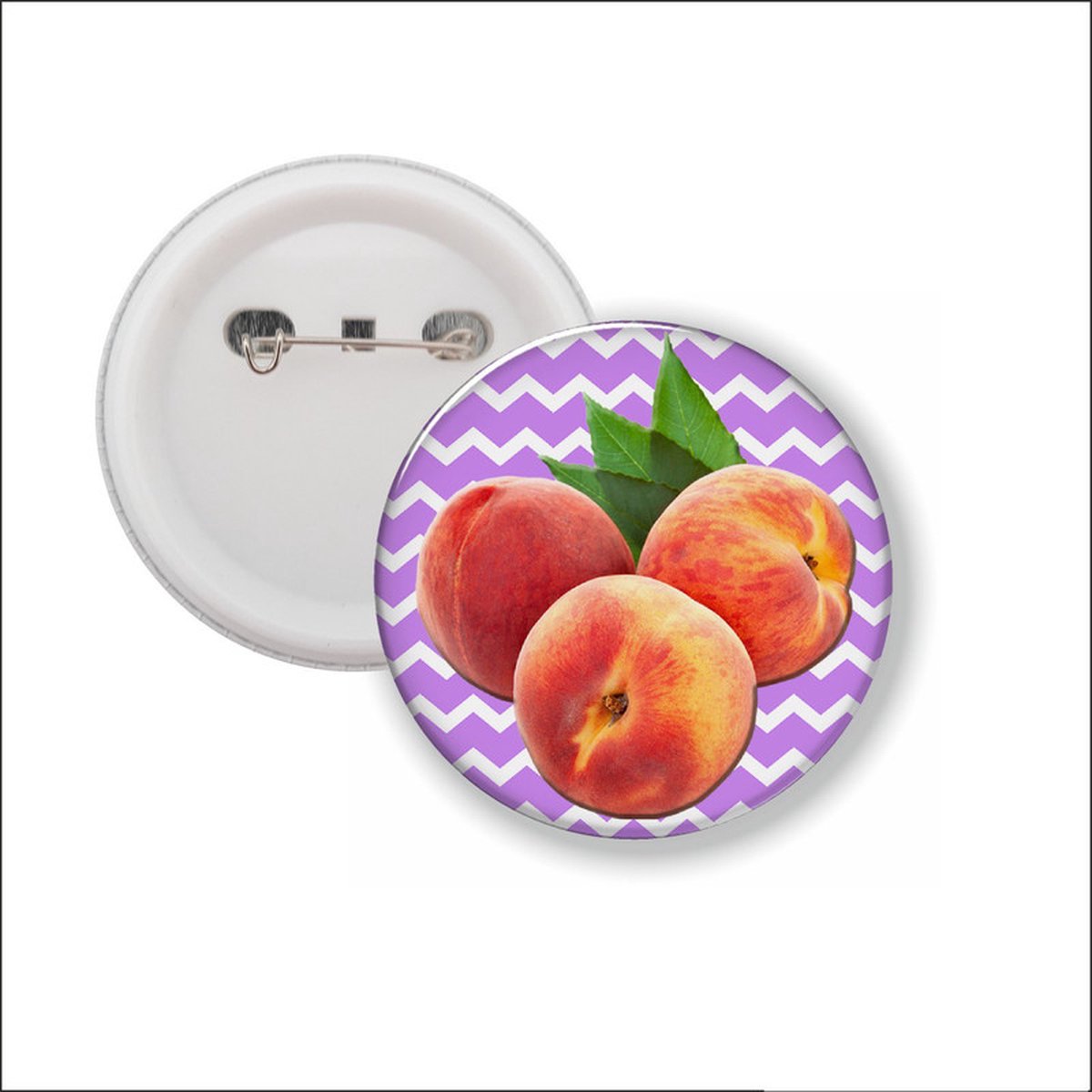 Button Met Speld - Fruit
