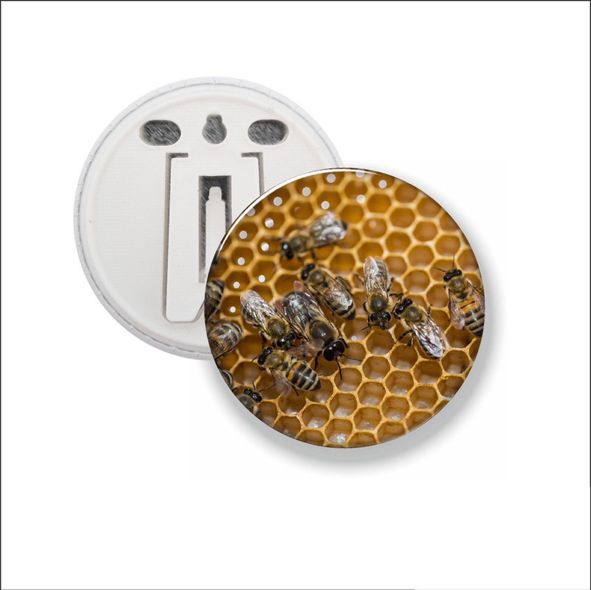 Button Met Clip - Bij