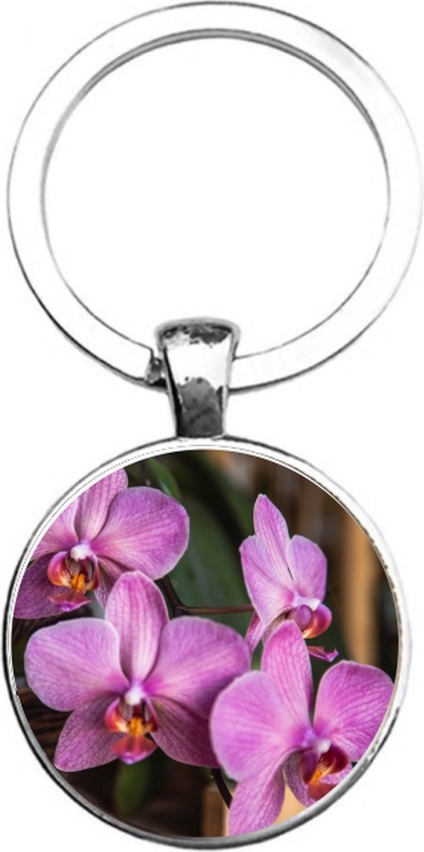 Sleutelhanger Glas - Bloem