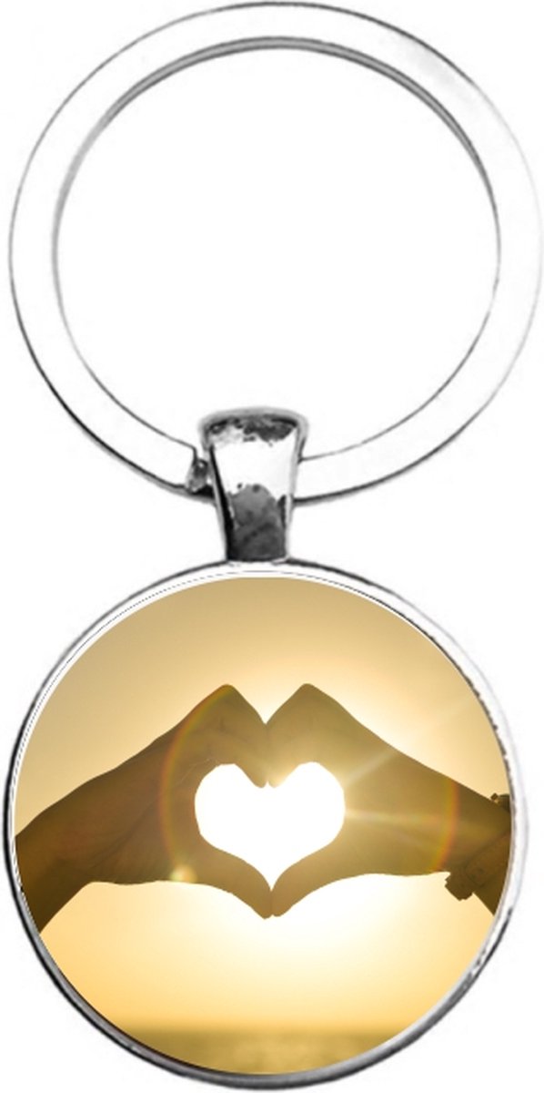 Sleutelhanger Glas - Liefde