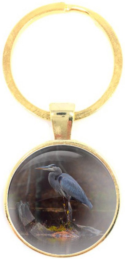 Sleutelhanger Glas - Reiger