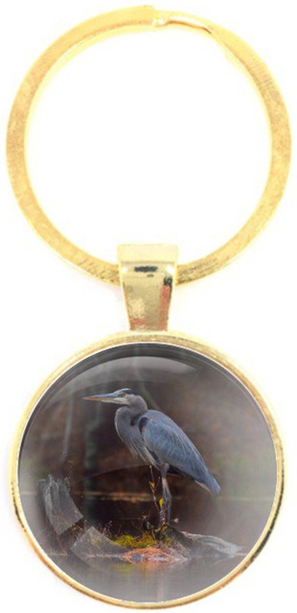 Sleutelhanger Glas - Reiger