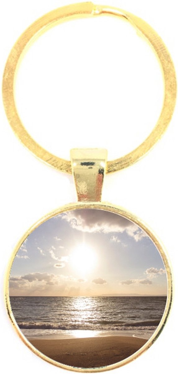 Sleutelhanger Glas - Strand