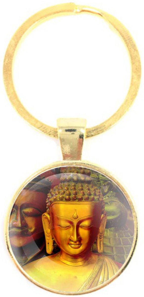 Sleutelhanger Glas - Buddha