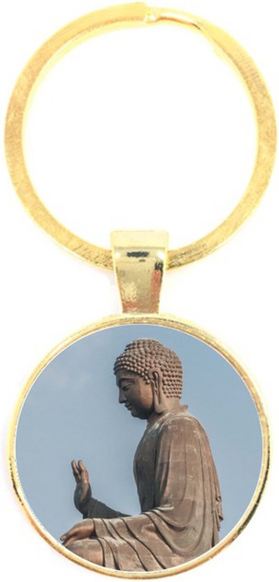 Sleutelhanger Glas - Buddha