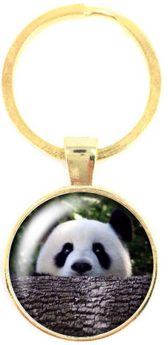 Sleutelhanger Glas - Panda