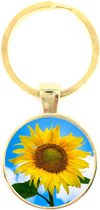 qbodp Handgemaakte Haak Weave Sleutelhanger Leuke Zonnebloem Hanger Sleutelhanger Ornament Sleutelhanger Accessoires Voor Vrouwen Portemonnee Tas
