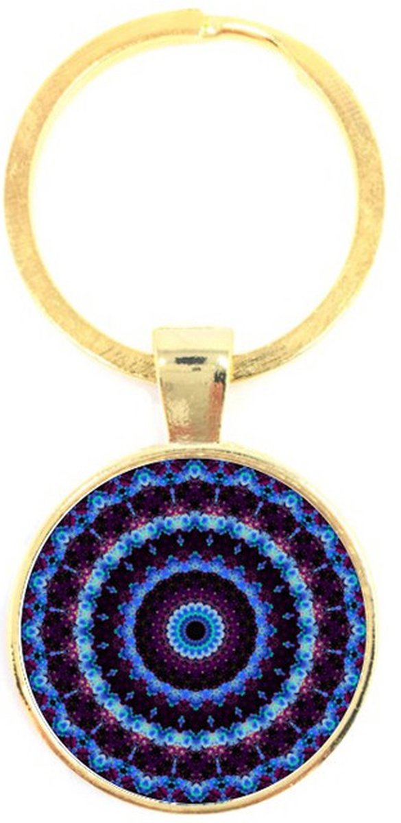 Sleutelhanger Glas - Mandala