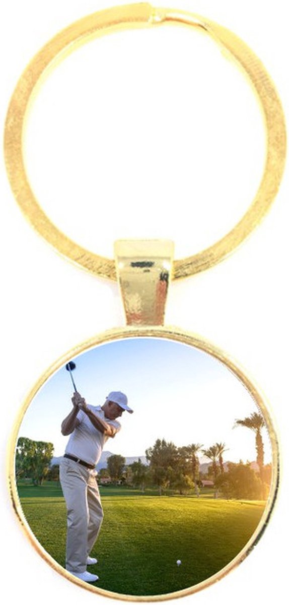 Sleutelhanger Glas - Golfclubs