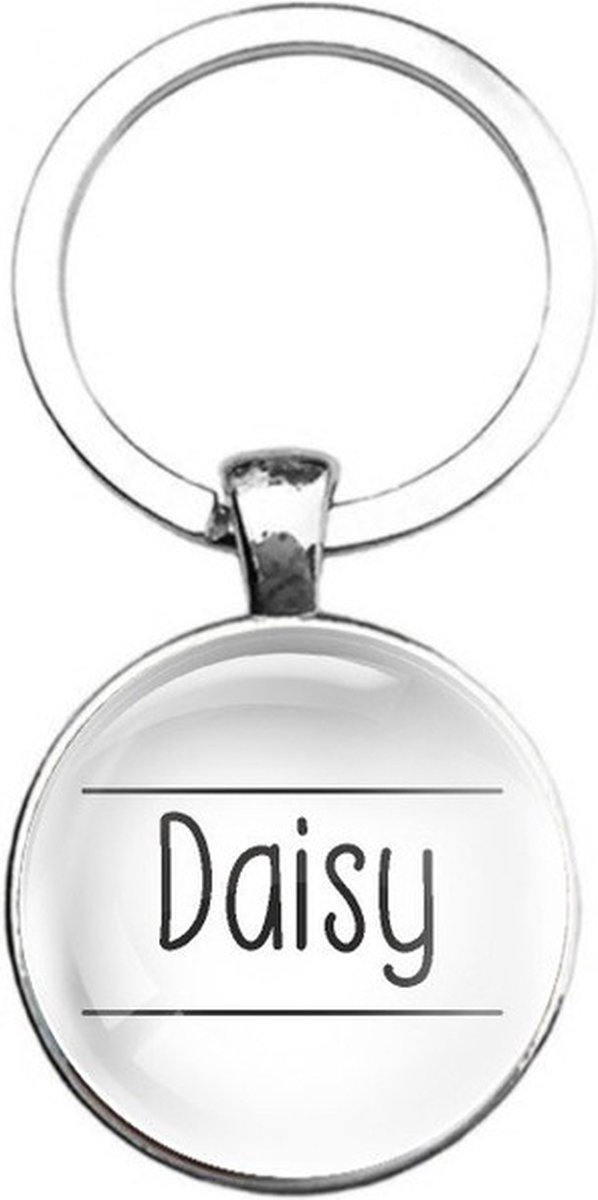 Sleutelhanger Glas - Daisy