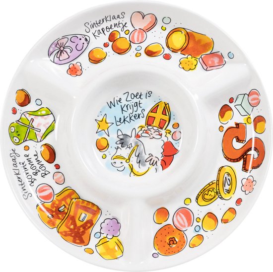 Blond Amsterdam Specials Sint Snackplate 25cm Bol Blond Amsterdam Specials Sint Snackplate 25cm Bol
