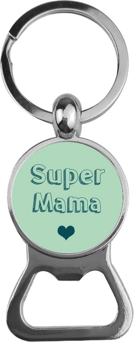 Bieropener Glas - Super Mama