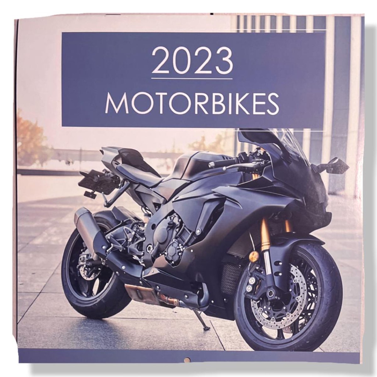Motoren kalender - 2023 - Maandkalender - 28x28cm