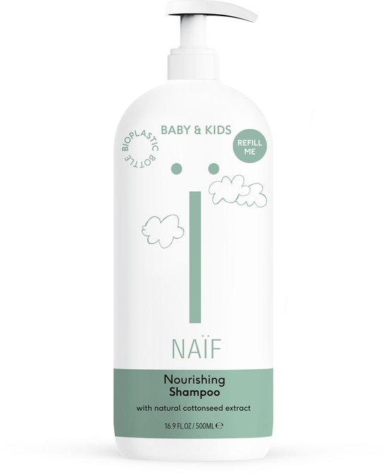 Volwassen scheuren Huiswerk maken Naïf Voedende Shampoo Pompfles - Baby en Kids - 500ml - met Natuurlijke  Ingrediënten | bol.com