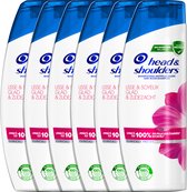 Head & Shoulders Glad & Zijdezacht - Anti-roos Shampoo - Voordeelverpakking 6 x 285 ml