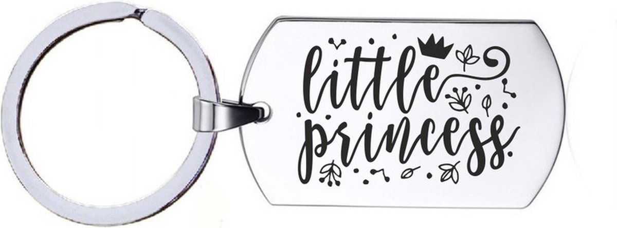 Sleutelhanger RVS - Little Princess