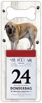 Scheurkalender 2024 Hond: Spaanse Mastiff