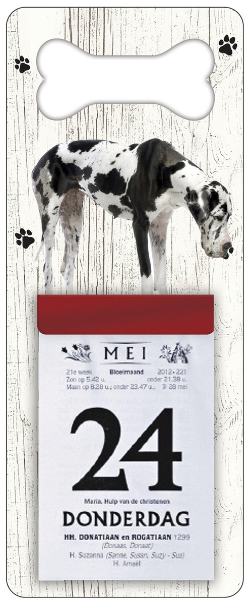 Scheurkalender 2026 Hond: Duitse dog