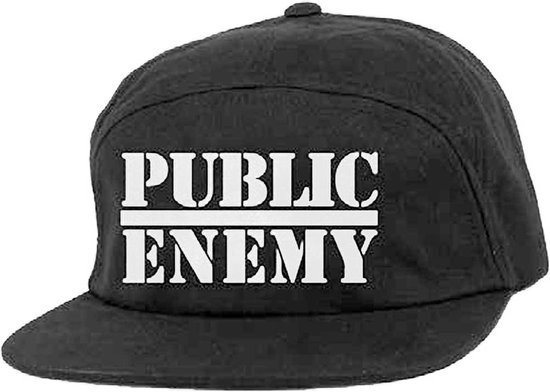 Foto: Public enemy logo pet zwart