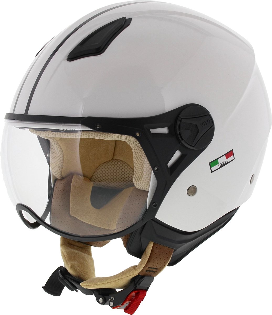 Vito Jet Moda Glans Wit XS (53-54cm)