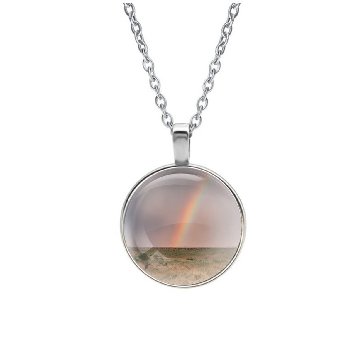 Ketting Glas - Regenboog
