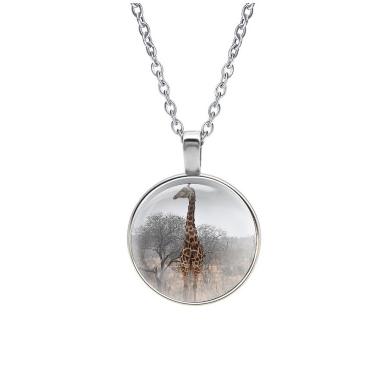 Ketting Glas - Giraffe