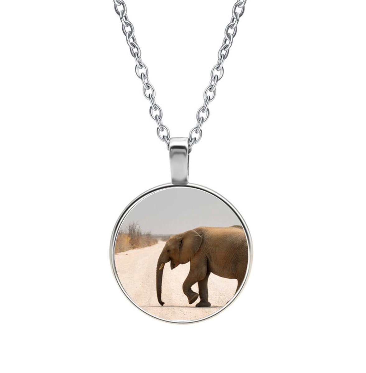 Ketting Glas - Olifant