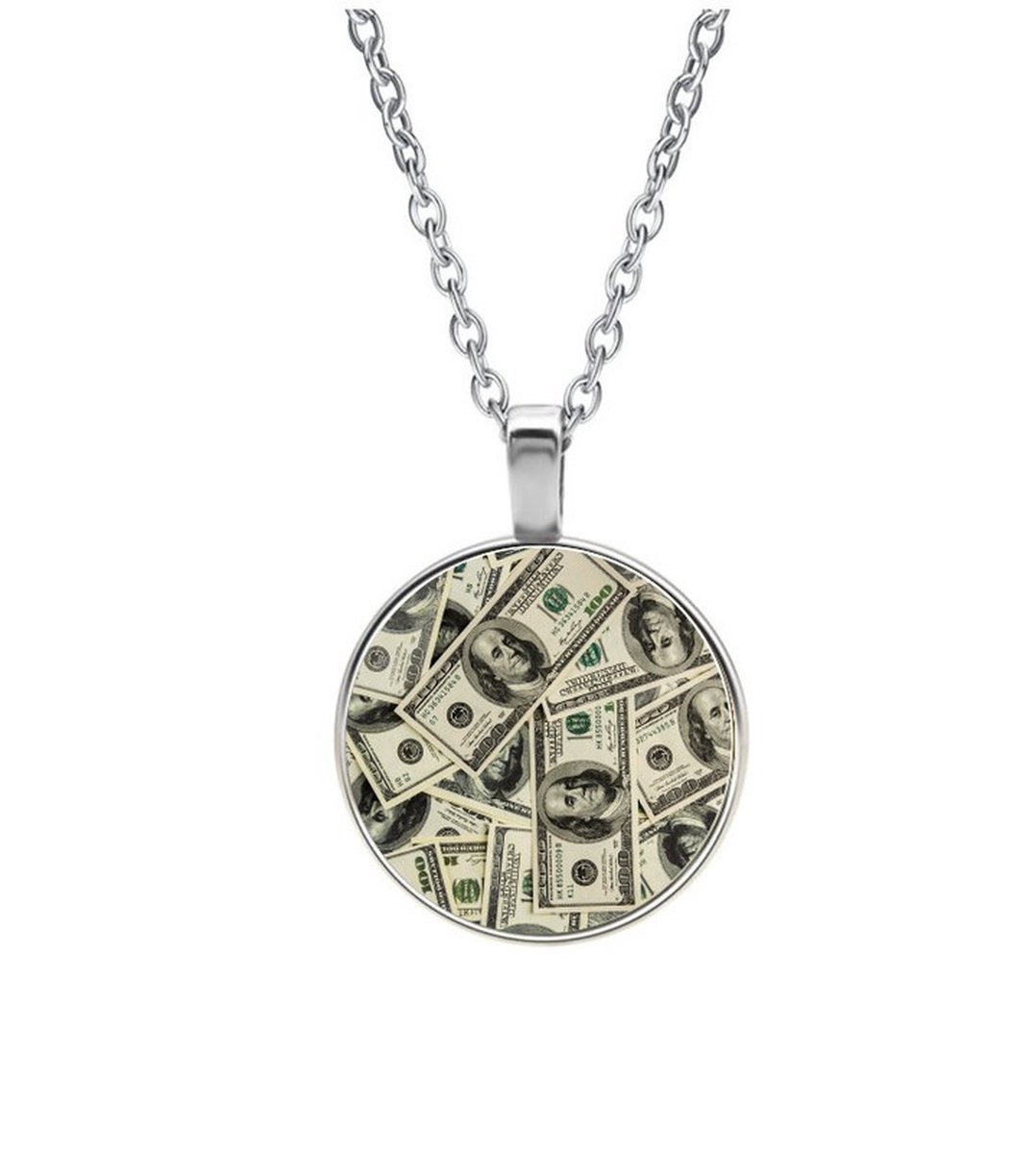 Ketting Glas - Dollars