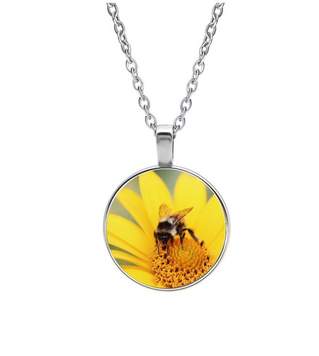 Ketting Glas - Bijen
