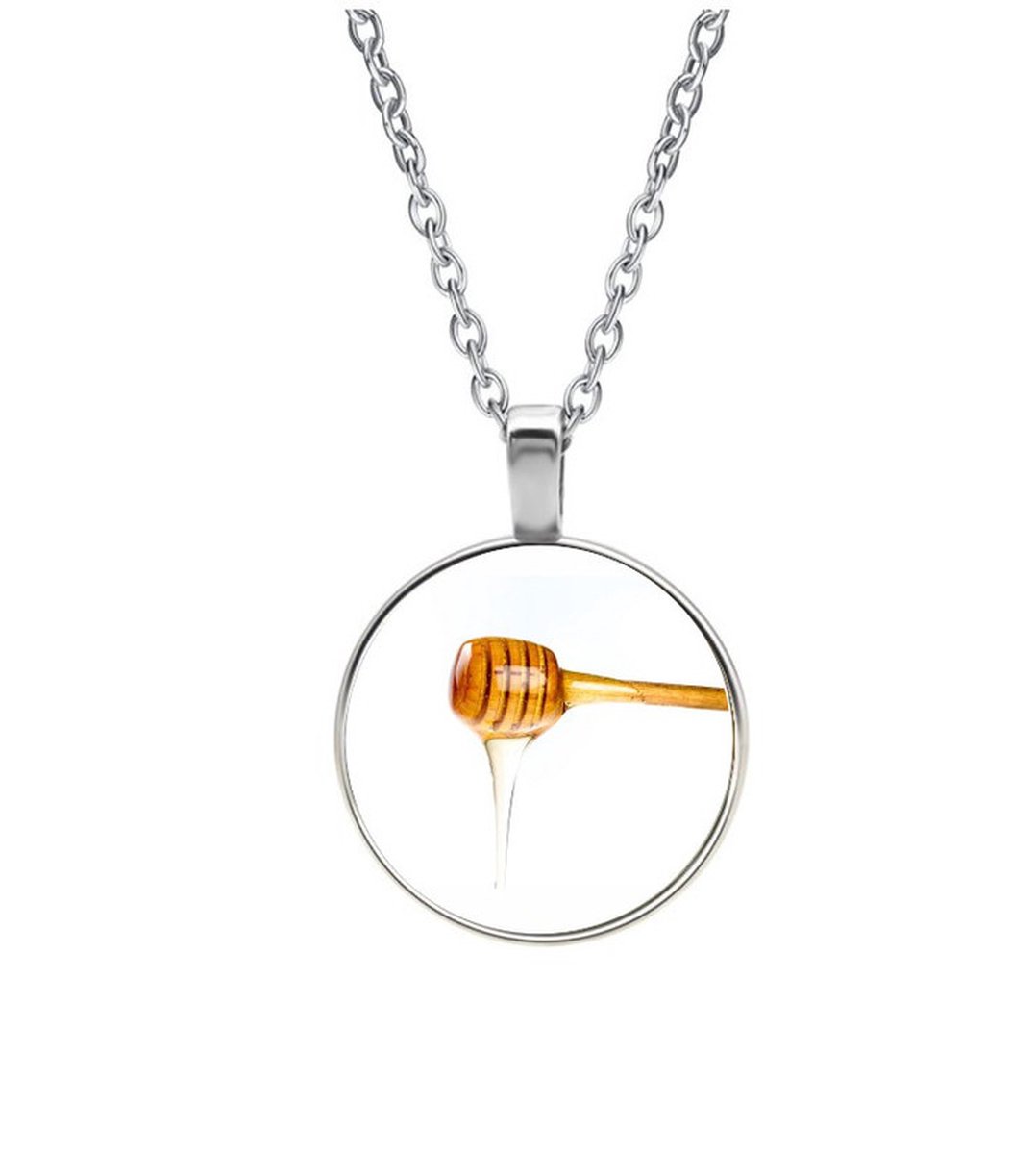 Ketting Glas - Honing