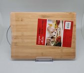 Bamboe serveer- snijplank met handvat