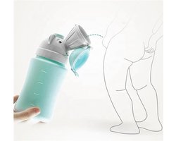 Without Lemon - Jongens Draagbare Nood Toilet - Draagbare Plas Fles - Toilet in de Auto - Camping - Autovakantie - Meeneem Toilet - Olifant Blauw