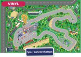 Speelmat Vinyl Spa-Francorchamps City-Play - Autokleed - Verkeerskleed - Speelmat Spa-Francorchamps