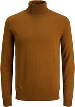 Jack & Jones Trui Jjeemil Knit Roll Neck Noos 12157417 Rubber Mannen Maat - XL