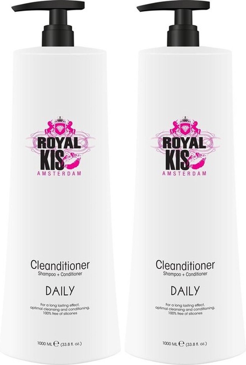 Royal Kis Cleanditioner Daily - 2x1000ml - vrouwen - Voor