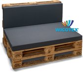 Wicotex-Ensemble de coussins de palette Siège et dossier Premium gris