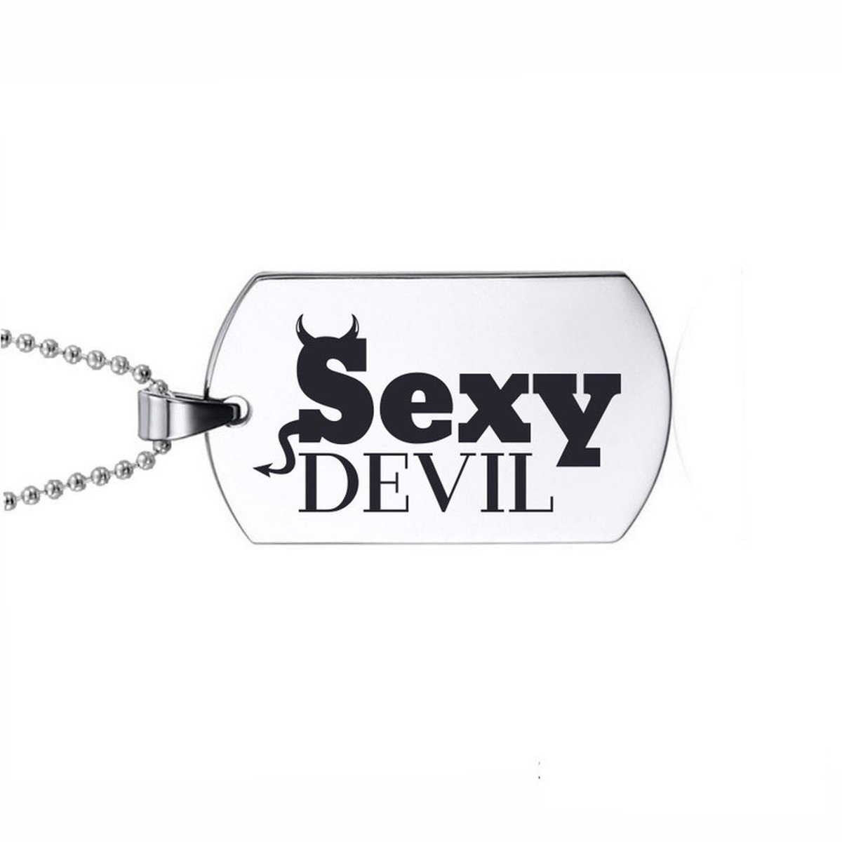 Ketting RVS - Sexy Devil