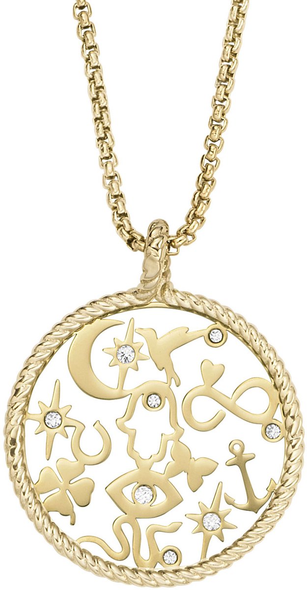 Fossil Damesketting Staal One Size 88575342