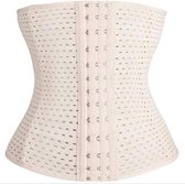 Waist trainer - Afslank corset - Body shaper corset - Shapewear dames - Beige