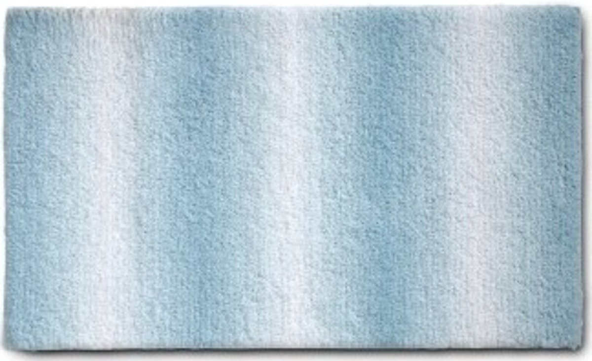 Badmat, 120 x 70 cm, Polyester, Freeze Blue - Kela | Ombre