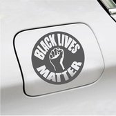 Bumpersticker - Black Lives Matter - 15 X 15 - Antraciet