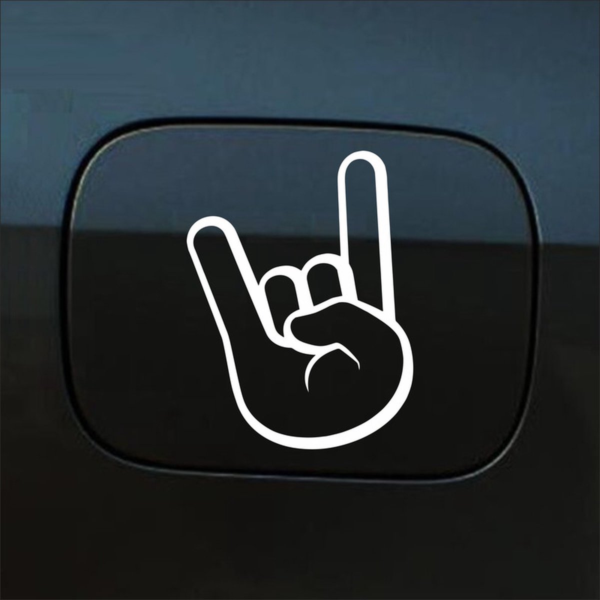 Bumpersticker - Rock N Roll - 12 X 9 - Wit