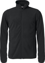 Clique Basic Micro Fleece Jacket 23914 Zwart - Maat XXL