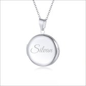 Pendentif Photo Avec Chaîne Et Gravure De Nom - Silvan