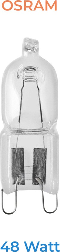 Ampoule halogène avec culot G9, 60W, 230V