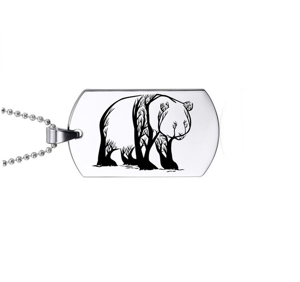 Ketting RVS - Panda Bomen