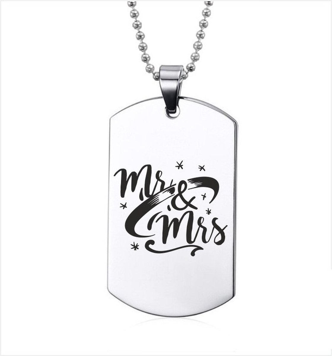 Ketting RVS - MR & MRS