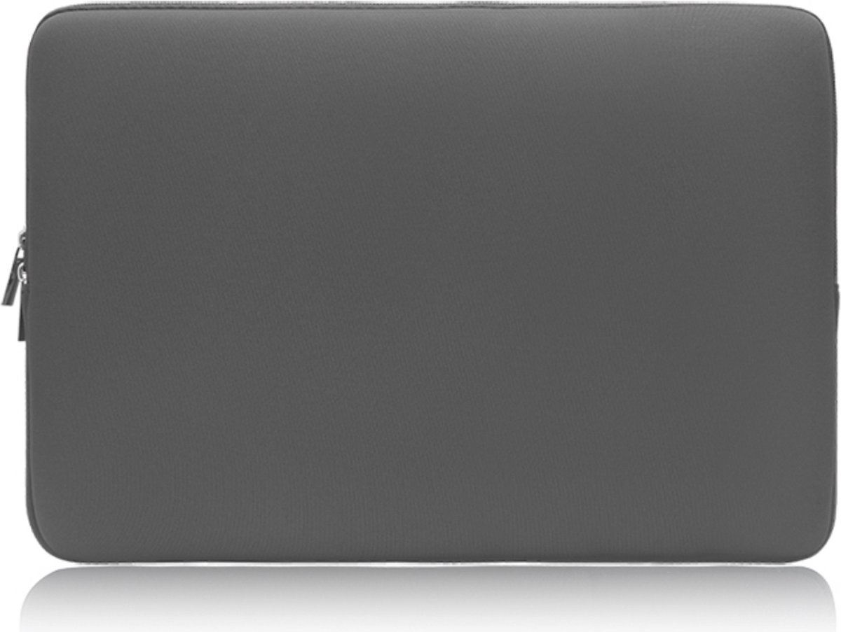 OXILO Laptophoes 13 inch Grijs - Sleeve met ritssluiting - SoftTouch - Past perfect voor een MacBook 13 inch - OXILO