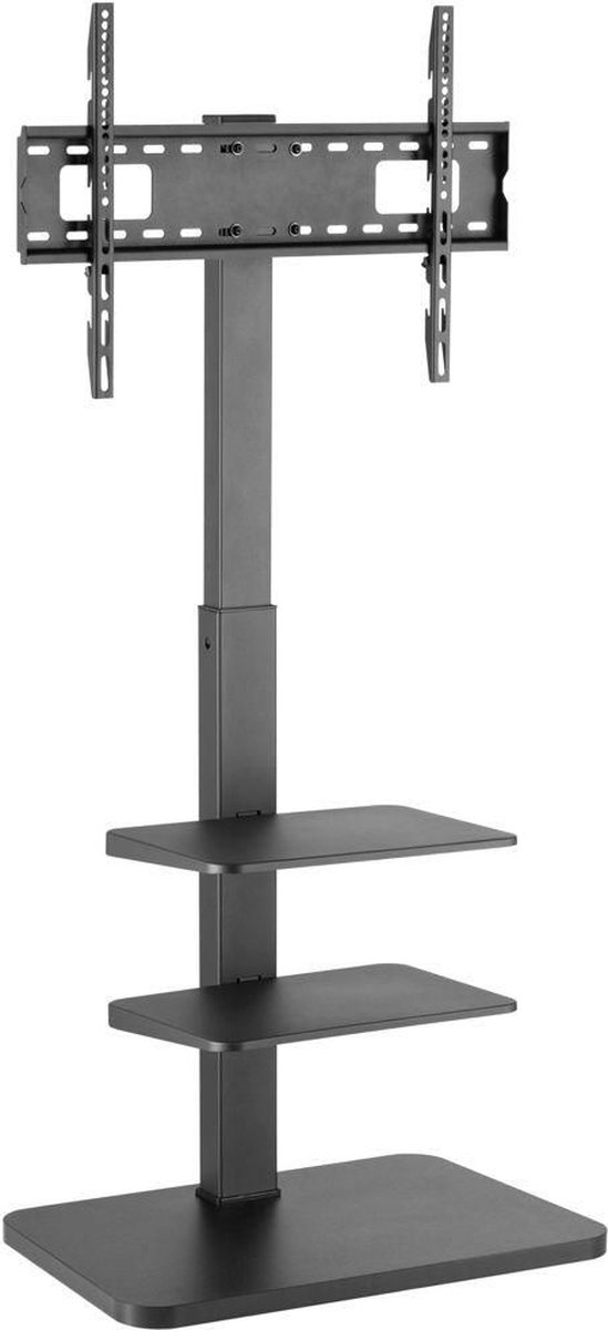 TV standaard - Vloerstandaard - 37 t/m 75" - Draaibaar - 40kg - Zwart - Allteq