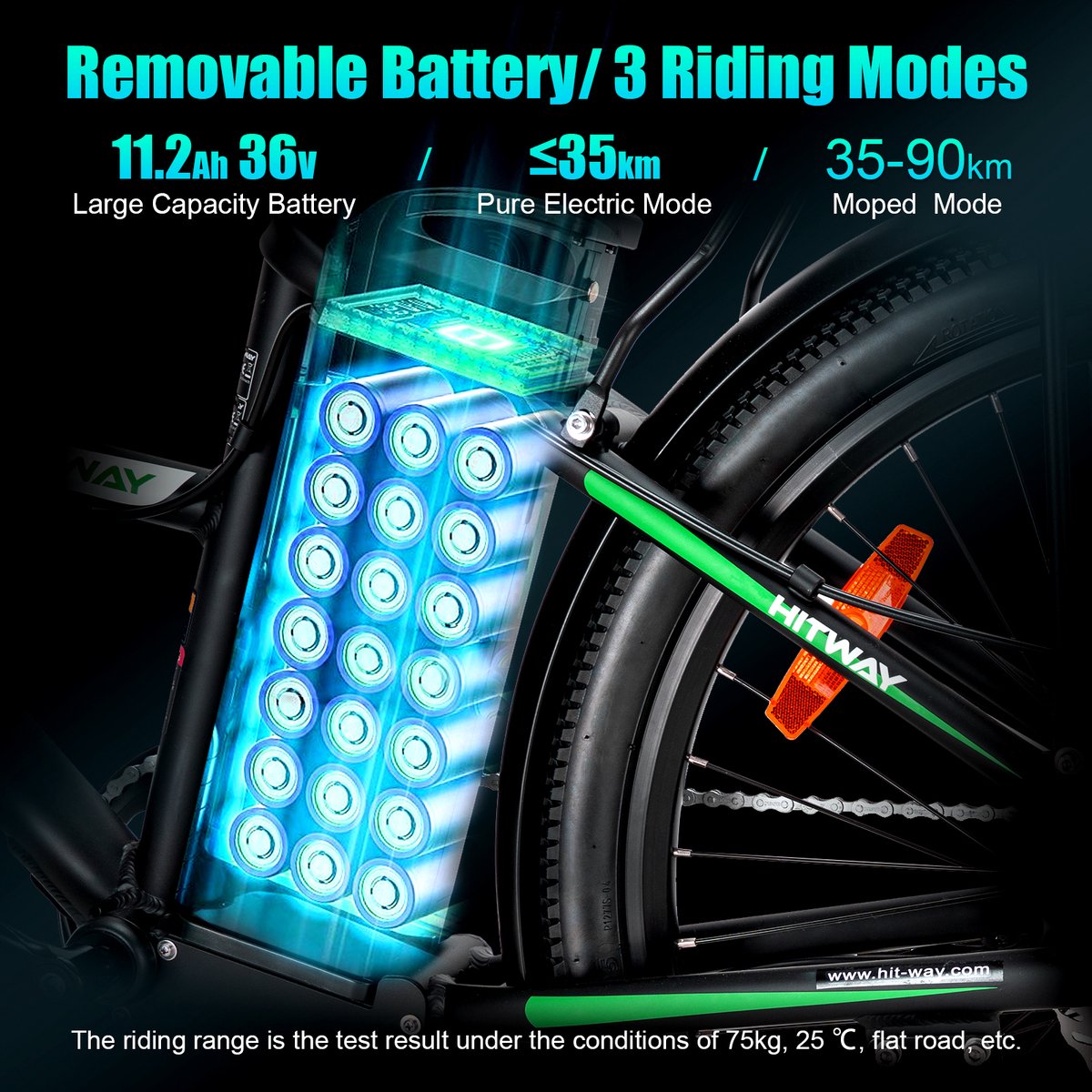 GO SOLID! Chargeur Compatible Avec Hitway BK7S Vélo Électrique